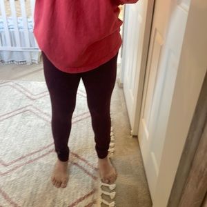 Maroon Offline by Aerie OG Hi Rise Legging Size Large